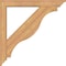 Ekena Millwork Funston Traditional Smooth Bracket w/ Offset Brace, Western Red Cedar, 5 1/2"W x 36"D x 36"H BKT0604X36X36FST01SWR - alternate 2